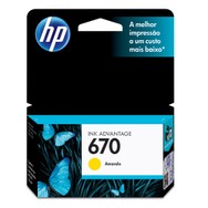HP 670 -  Colorido Amarelo